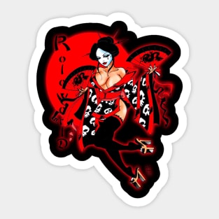 goth geisha Sticker